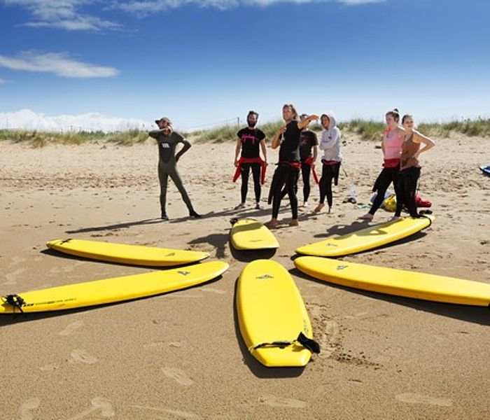 Professional surf school accreditation and coaching